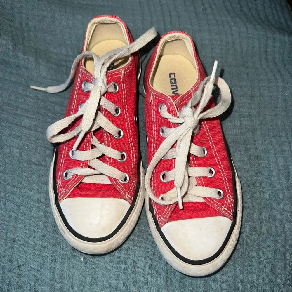 Red Converse Sneakers